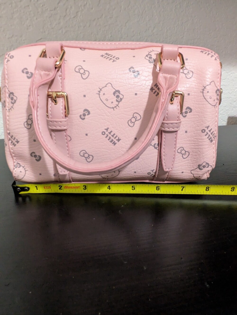 Hello Kitty Light Pink Mini Satchel with Gold Hardware - Picture 7 of 9